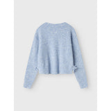 Name It Dusty Blue Linnea Loose Kort Stickad