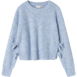 Name It Dusty Blue Linnea Loose Kort Stickad