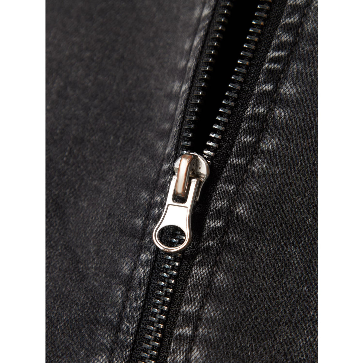 Name It Dark Grey Denim Luna Denim Bomber Jacka