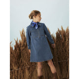 Name It Medium Blue Denim Astrid Zip Denim Klänning