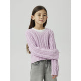 Name It Winsome Orchid Tanna Kort Loose Stickad