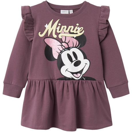 Name It Arctic Dusk Dede Minnie Mouse Sweat Klänning