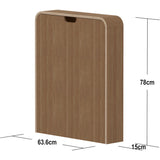 FLEXA Oak Væghængt Skötbord