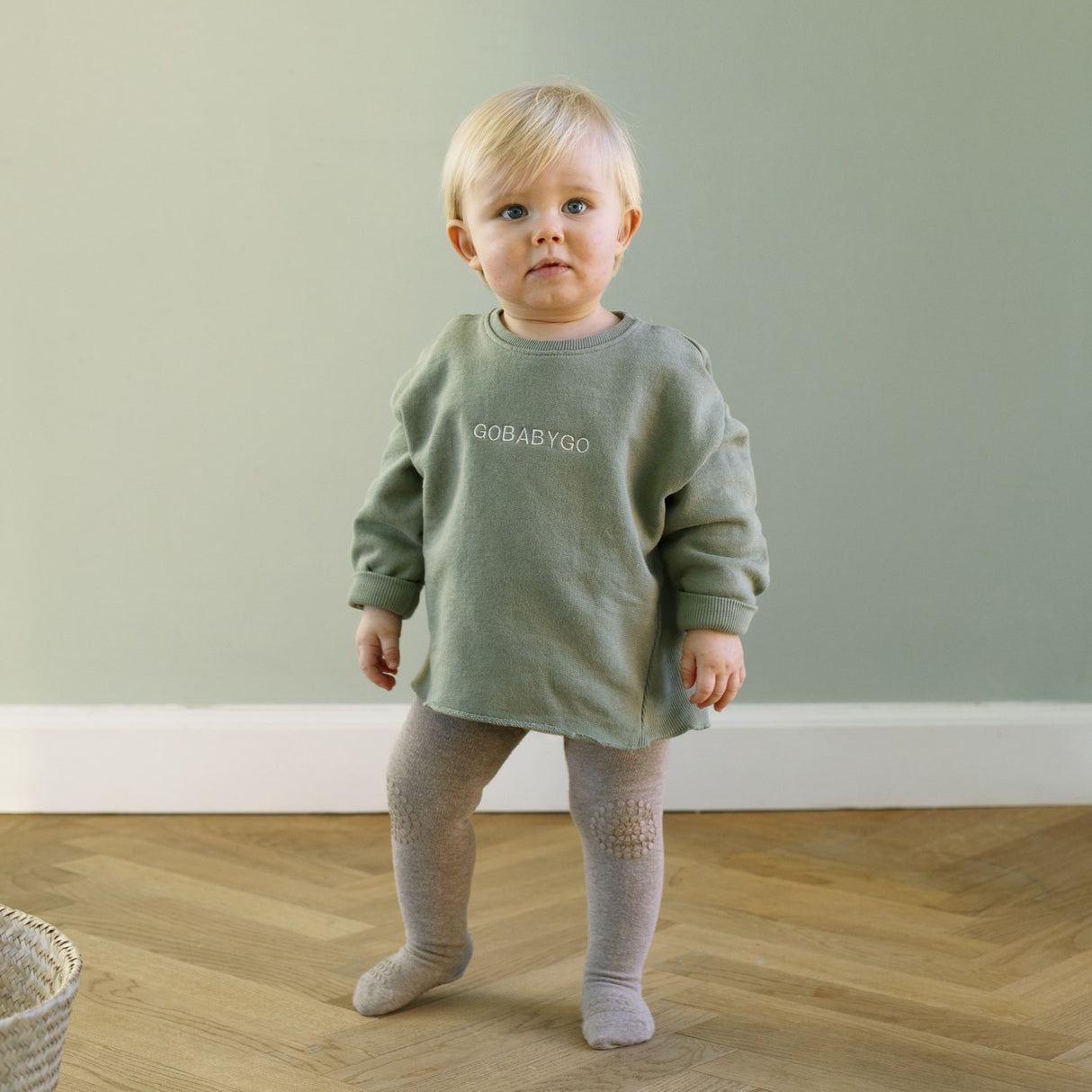 Gobabygo Sand Crawling Strumpbyxar Organic Bomull