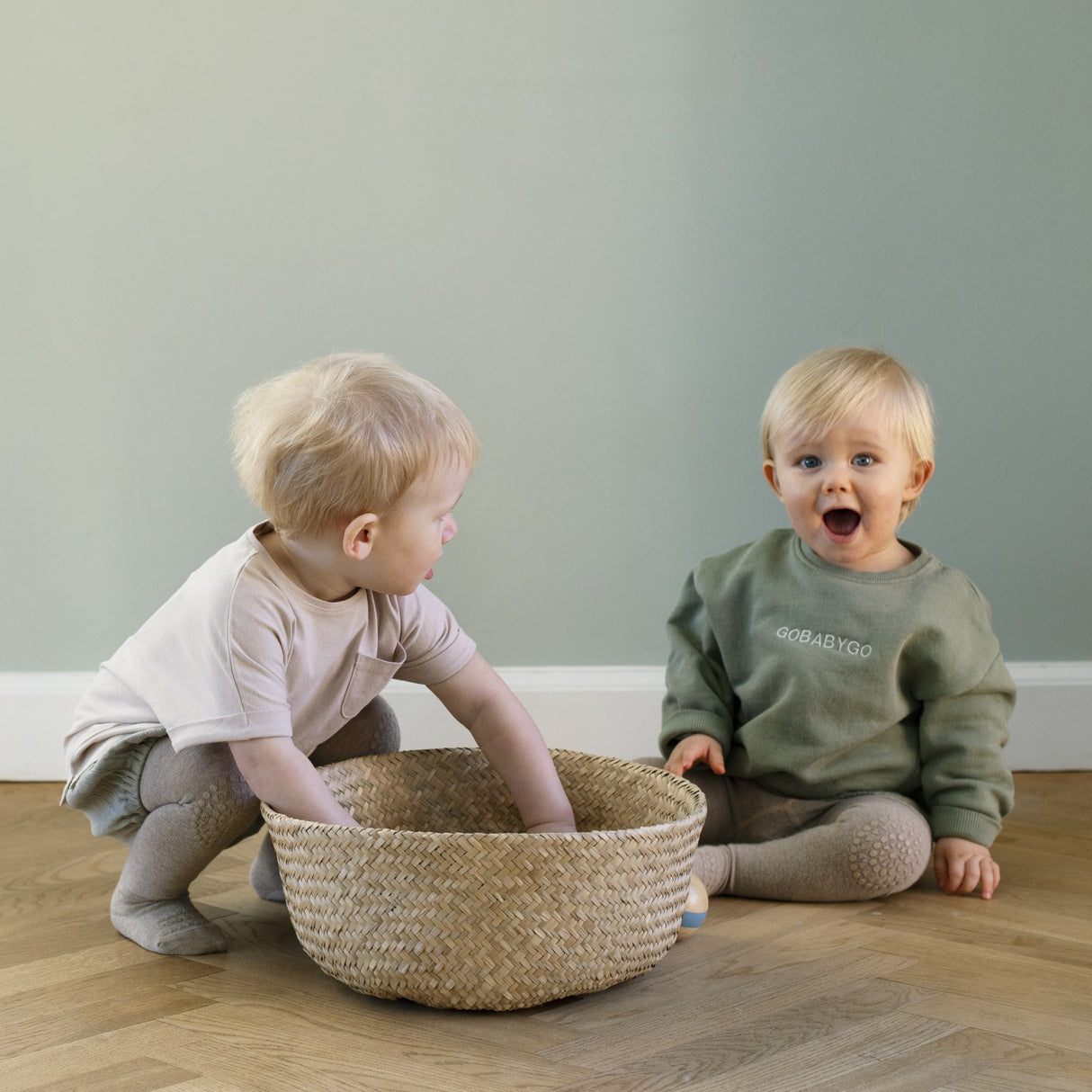 Gobabygo Sand Crawling Strumpbyxar Organic Bomull