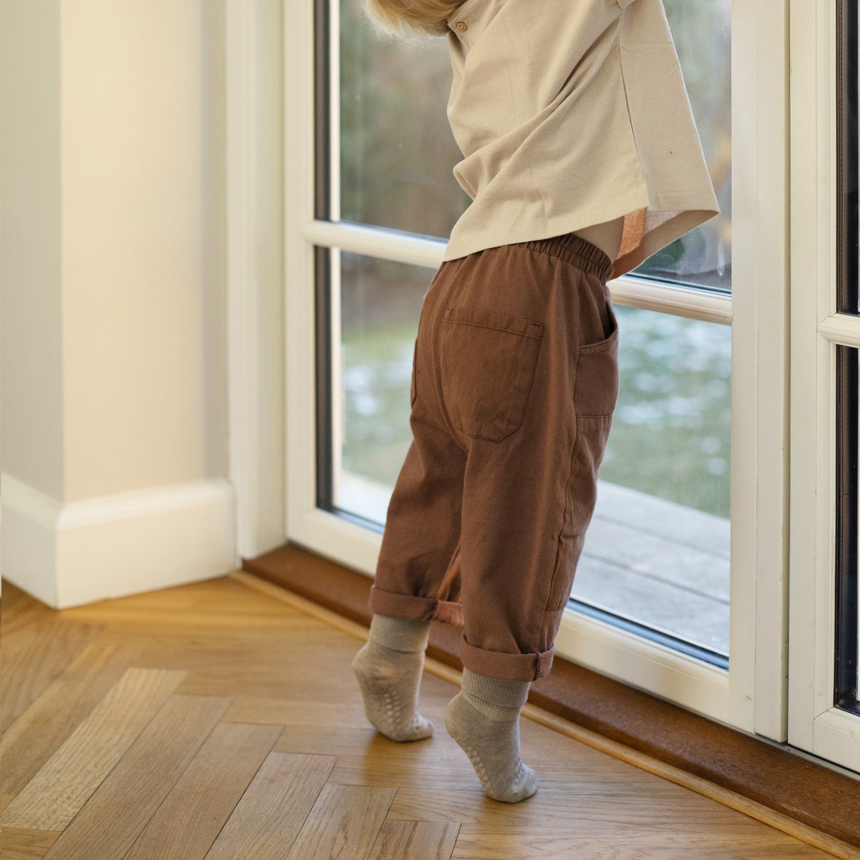 Gobabygo Sand Non-Slip Strumpor Bambu