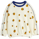Mini Rodini Offwhite Ladybugs AOP Sweatshirt