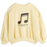 Mini Rodini Yellow Note Embroidery Sweatshirt