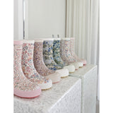 Wheat Bright Flowers Rubber Stövlar Welly