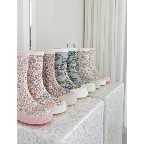Wheat Bright Flowers Rubber Stövlar Welly