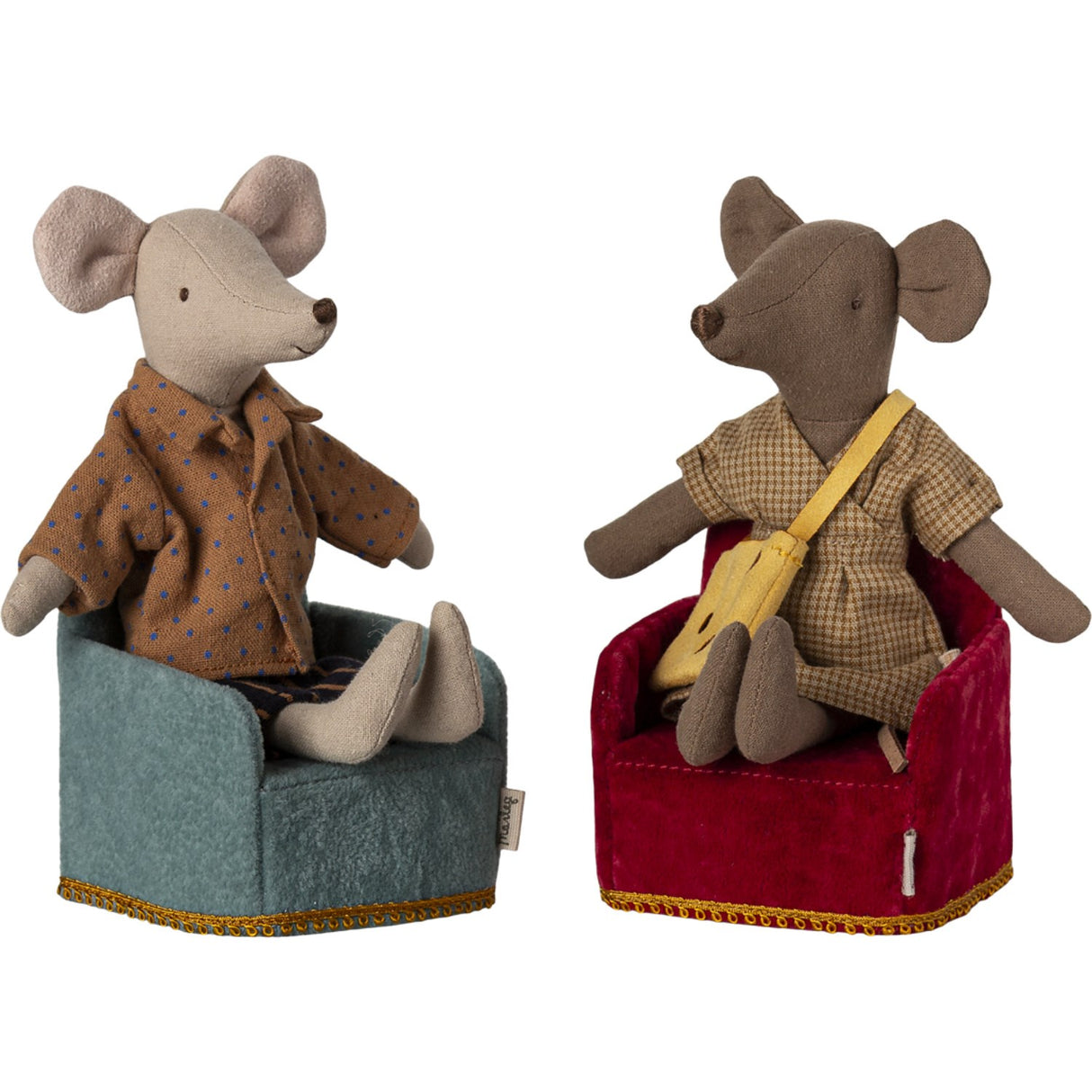 Maileg Folding Chair, Mouse - Mint