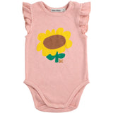 Bobo Choses Ljus Pink Sunflower Ruffled Body