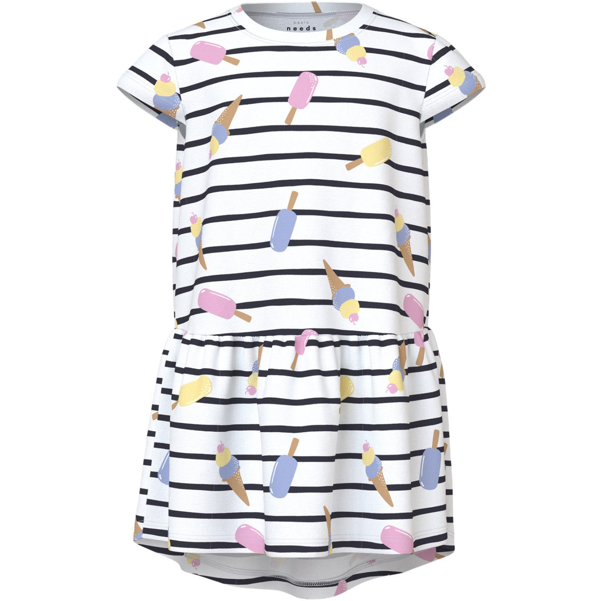 Name It Bright White Ice Vigga Capsl Klänning F1 Noos