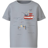 Name It Pearl Blue Lunch Time Vux T-Shirt