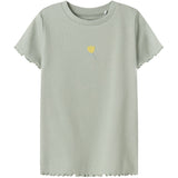 Name It Aqua Gray Lemon Vivemma Slim T-Shirt