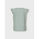 Name It Aqua Gray Yellow Flower Vayana Capsl Topp