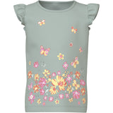 Name It Aqua Gray Yellow Flower Vayana Capsl Topp