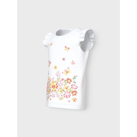 Name It Bright White Yellow Flower Vayana Capsl Topp