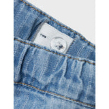 Name It Light Blue Denim Stripes Ryan Jogger Denim Shorts