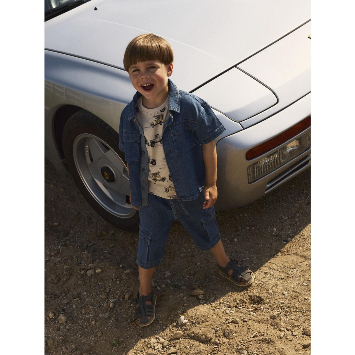 Name It Dark Blue Denim Ben Jogger Denim Knickers