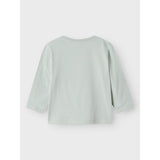 Name It Aqua Gray Hako Regular Blus