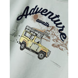 Name It Aqua Gray Hako Regular Blus