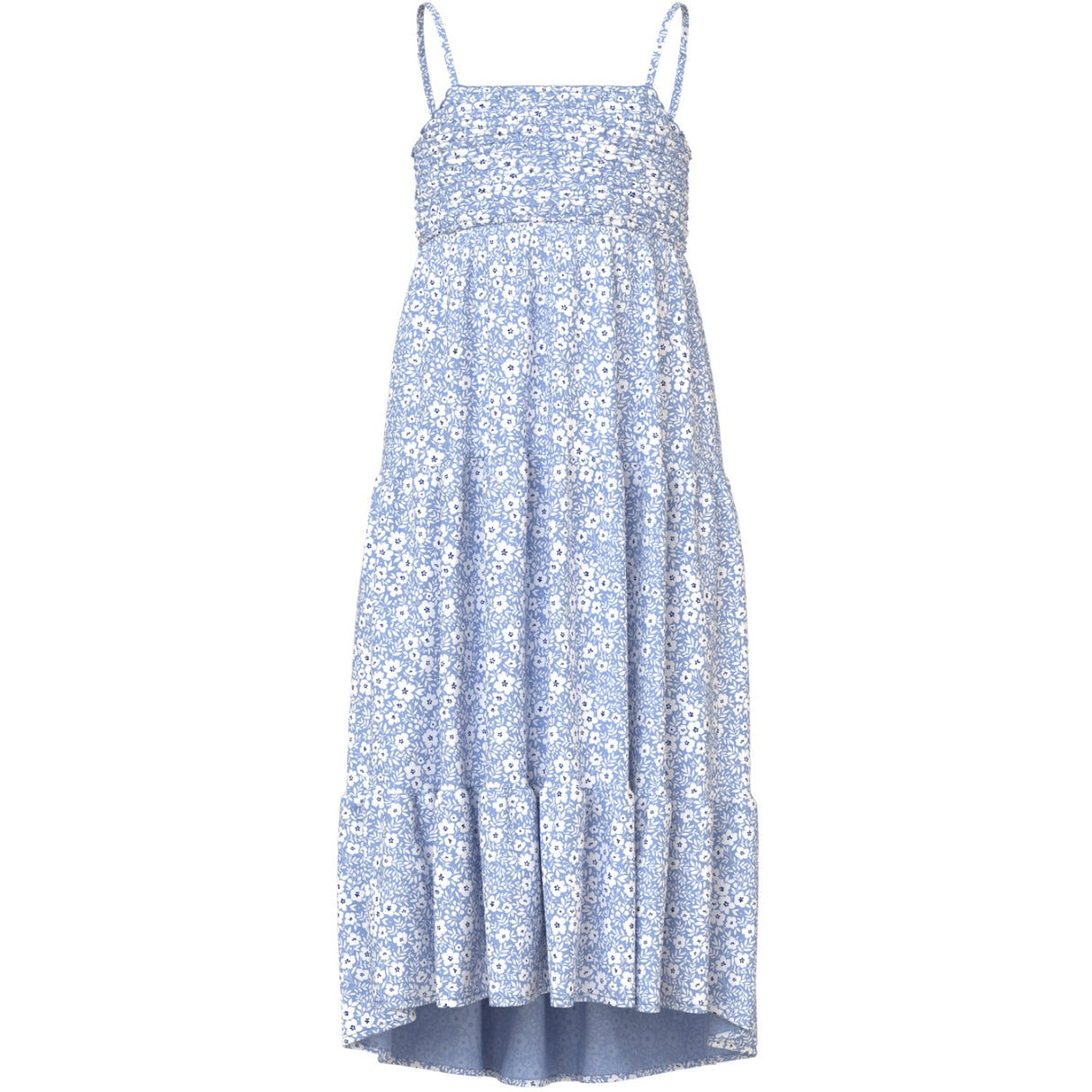 Name It Serenity White Flower Vinaya Rem Maxi Klänning