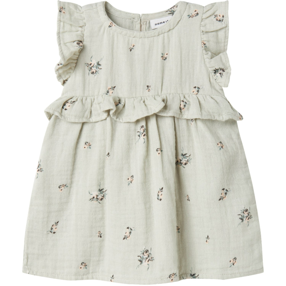 Name It Aqua Gray Hikka Capsl Klänning