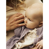 Name It Purple Dove Jollie Stickad Cardigan