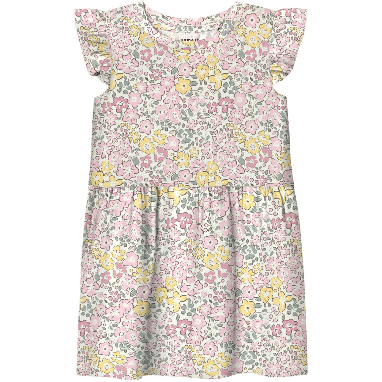 Name It Bright White Lemon Meringue Haile Keps Klänning