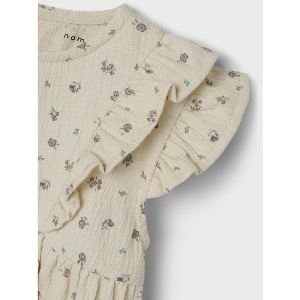 Name It Bleached Sand Jannis Klänning