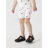 Name It Bright White Jillie Slim Biker Shorts