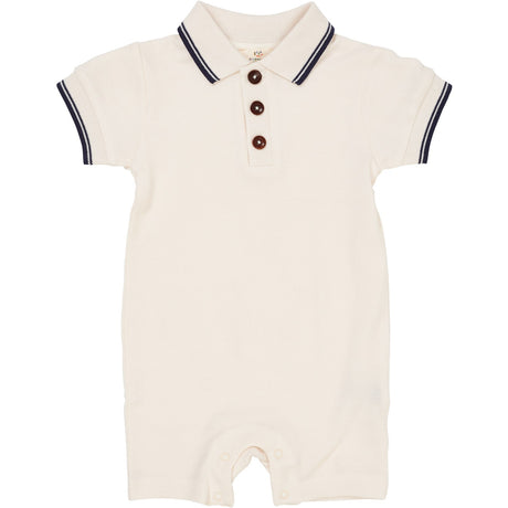 COPENHAGEN COLORS Cream Comb. Pique Pikétröja Romper