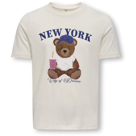 kids ONLY Cloud Dancer New York Rosa Regular T-Shirt