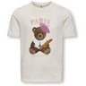 kids ONLY Cloud Dancer Paris Rosa Regular T-Shirt