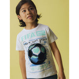 Name It Bright White Adian Fifa E T-Shirt