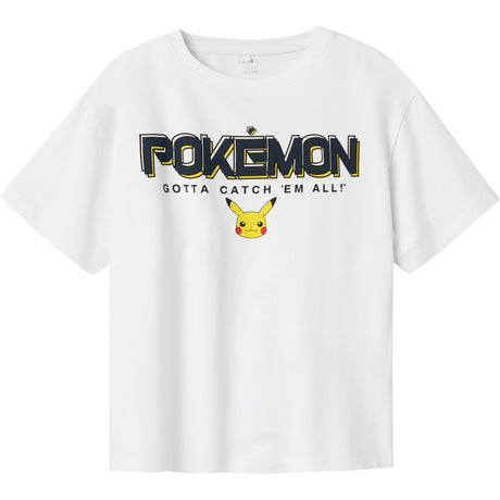 Name It Bright White Mat Pokemon Regular T-Shirt
