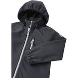 Reima Soft black Vantti Soft black Softshell Jacka