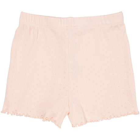 COPENHAGEN COLORS Dusty Rose Summer Pointelle Shorts