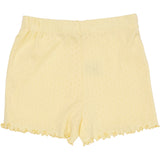 COPENHAGEN COLORS Lt. Yellow Summer Pointelle Shorts