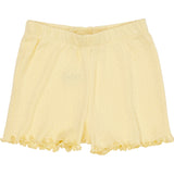 COPENHAGEN COLORS Lt. Yellow Summer Pointelle Shorts