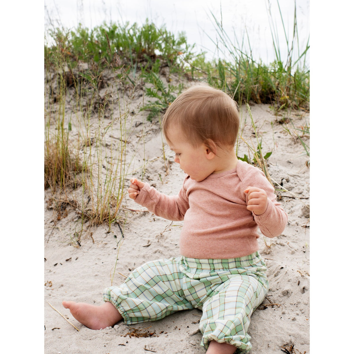 Serendipity Aloe Checks Baby Byxor