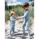 Serendipity Azur/Ecru Baby Leggings Stripe