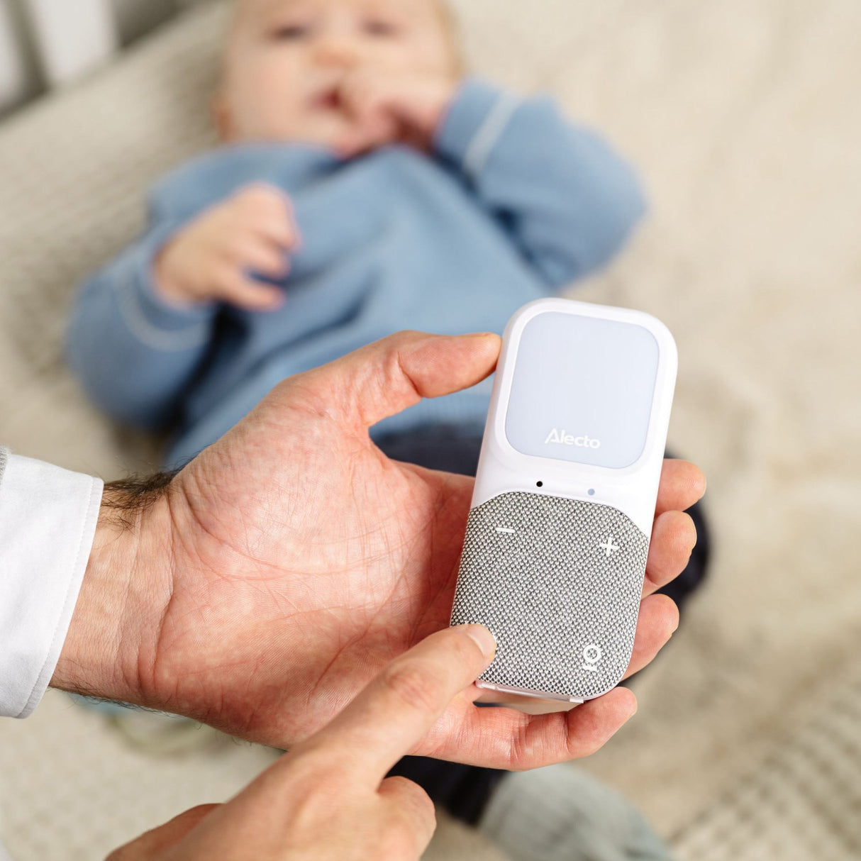 Alecto Full Eco Dect Baby Monitor Med Display