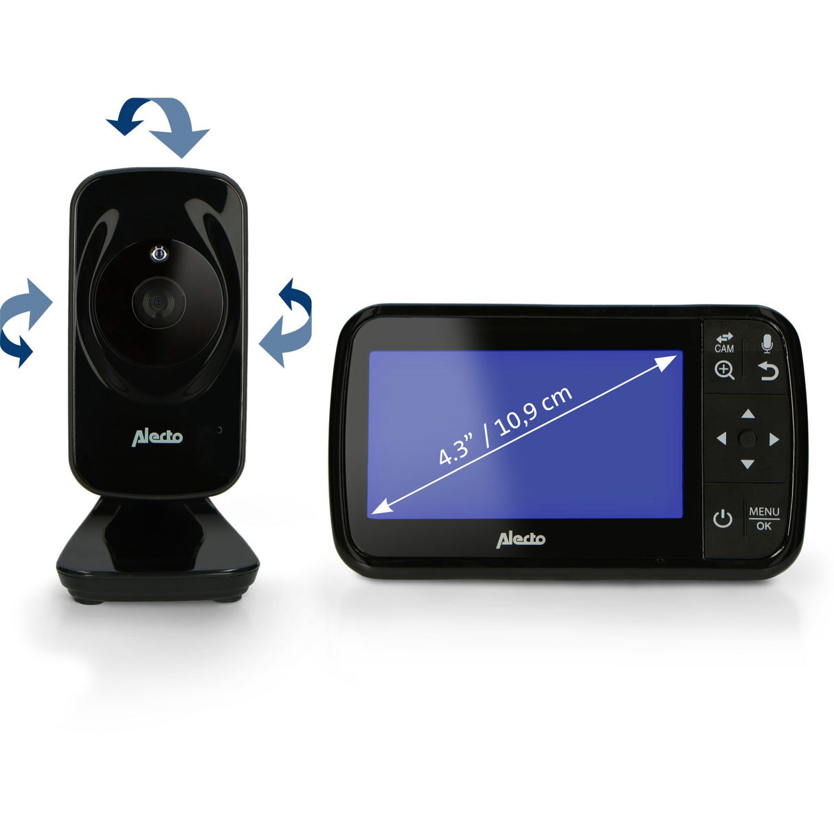 Alecto 4,3 Inch Video Baby Monitor