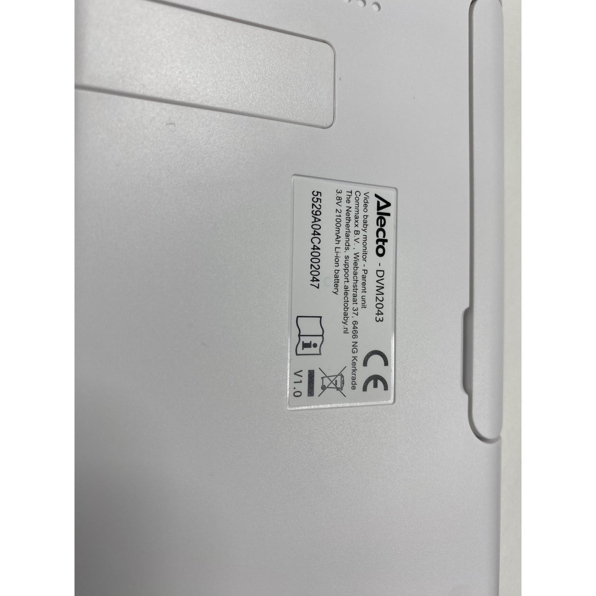 Alecto Video Baby Monitor Med 4.3 Inch Färg Display