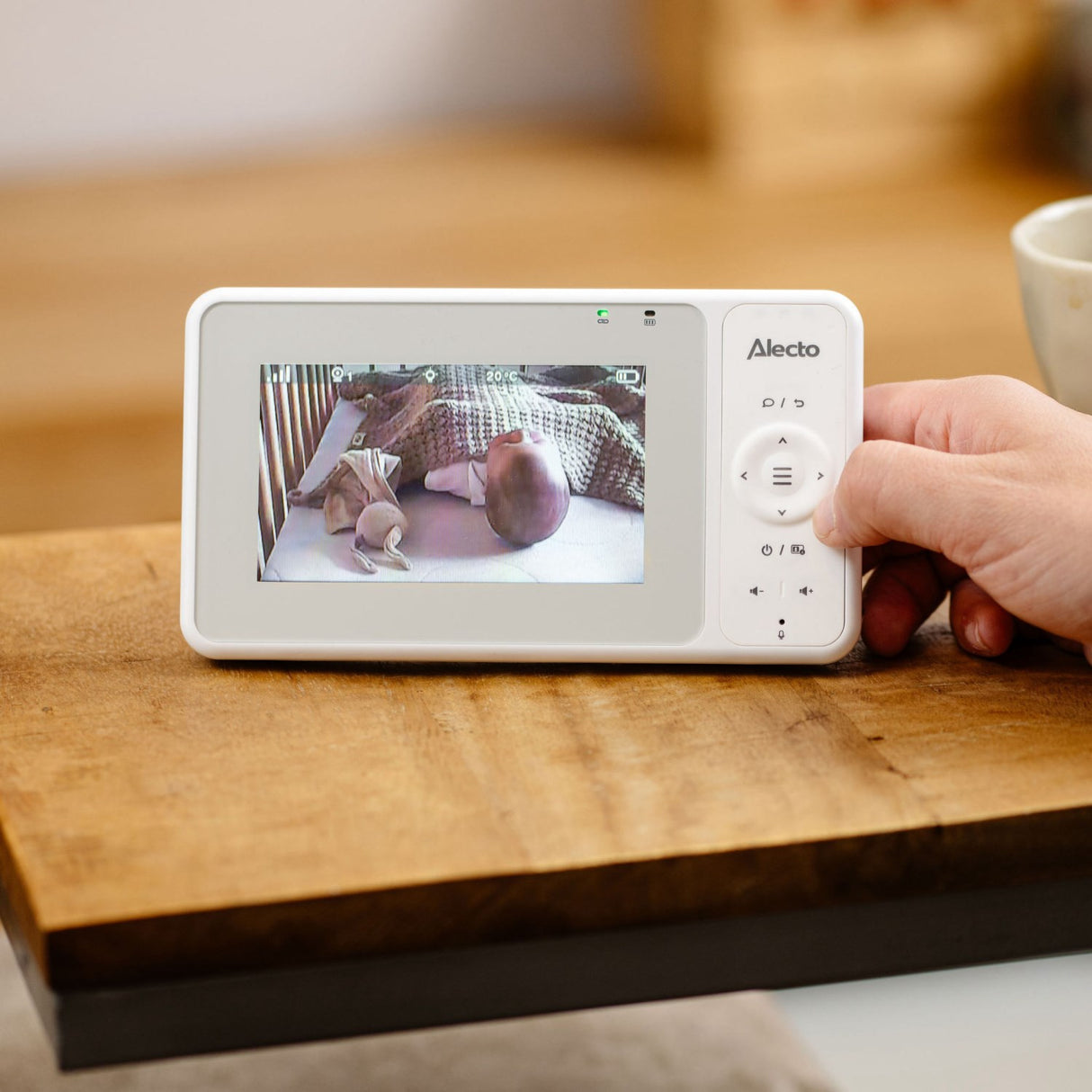 Alecto Video Baby Monitor Med 4.3 Inch Färg Display