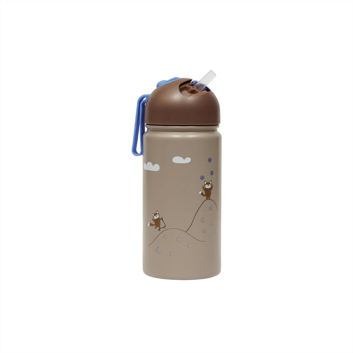 OYOY Blue Friends In The Forest Flaska 360ml
