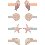 Mimi & Lula 8 Hårklämmor - Mini Mermaid Sealife