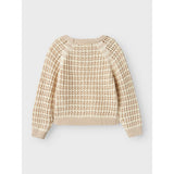 Lil'Atelier Turtledove Gray Morn Boa Stickad